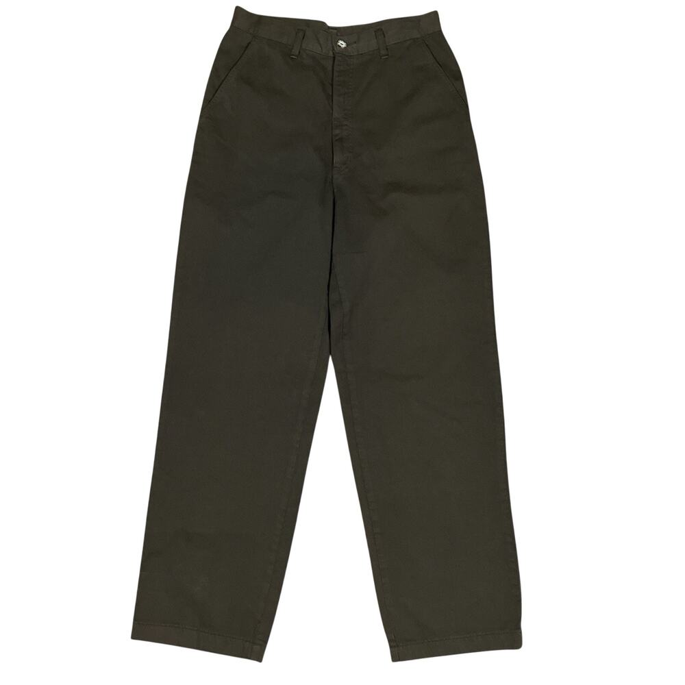 Edwin Olive Green Chino Pants Taper Leg Canada Made Japan Brand Military 29x30